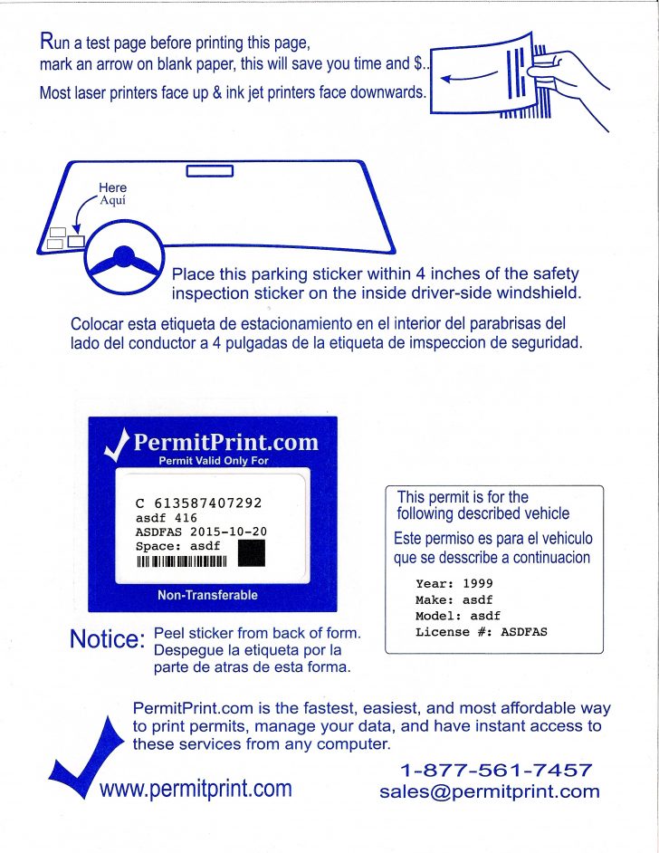 Permitprint Parking Permits Made Easy Free Printable Parking