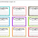 005 Template Ideas Free Printable Coupon Templates ~ Ulyssesroom   Free Printable Blank Birthday Coupons