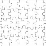 006 Jigsaw Puzzle Blank Template Twenty Pieces Simple Jig Saw   Jigsaw Puzzle Maker Free Printable