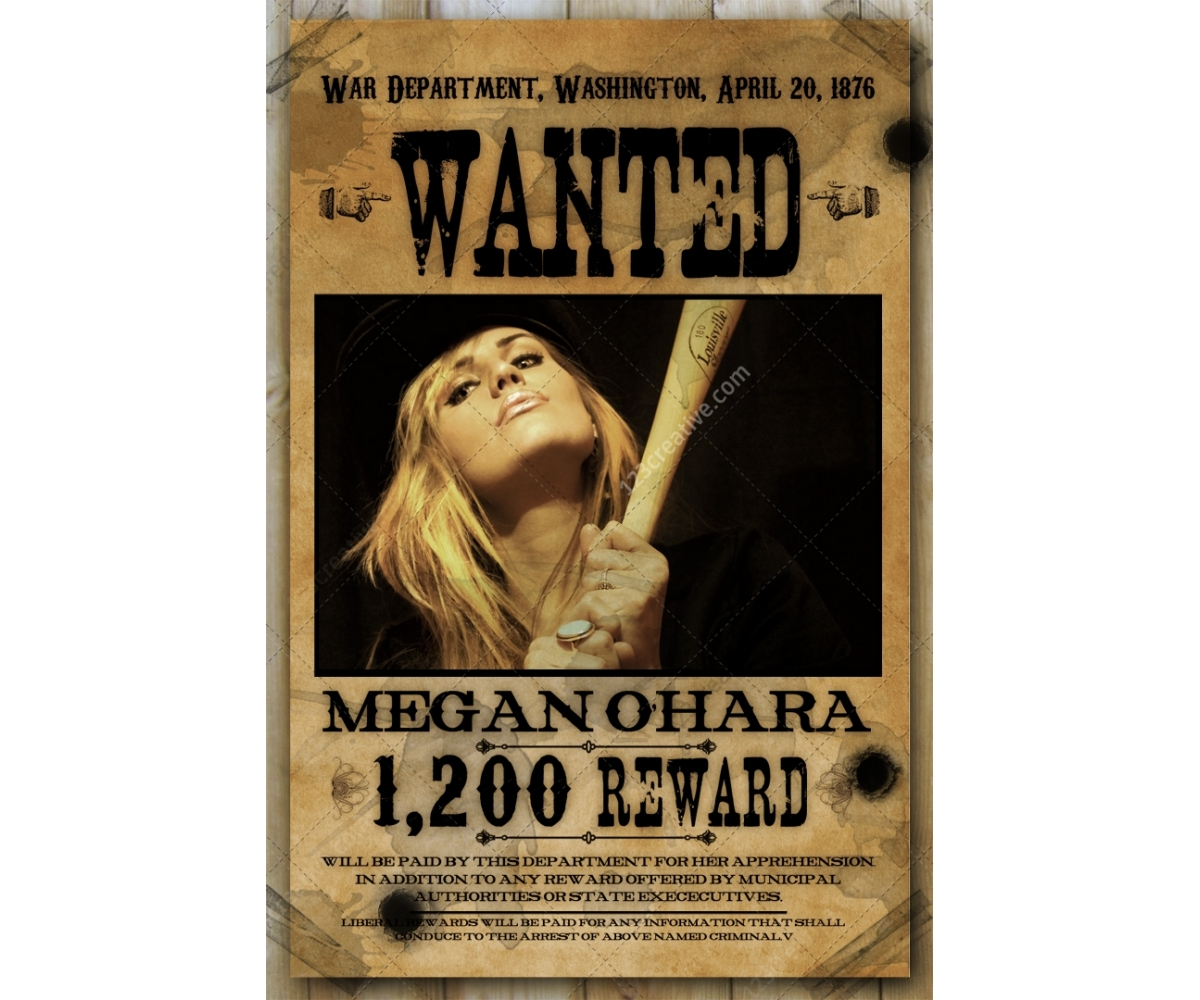 006 Old Wild West Woman Wanted Poster Template Psd Ideas Free - Free Printable Wanted Poster Old West