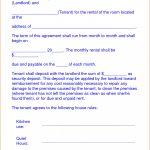 009 Rental Agreement Templates Free Apartment Lease Printable Unique   Free Printable Room Rental Agreement Forms