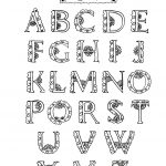 010 Free Printable Alphabet Templates Template ~ Ulyssesroom   Free Printable Alphabet Stencils