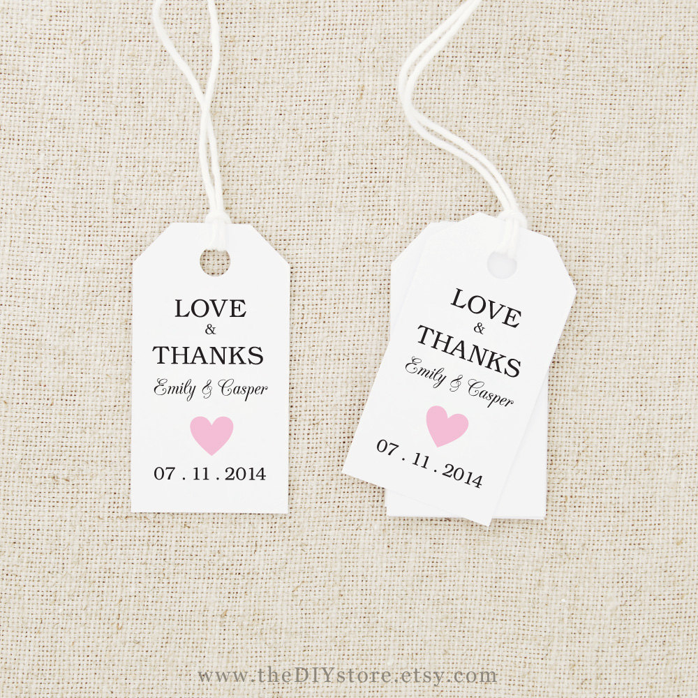 014 Wedding Favor Tag Templates Free Printable Gift Tags 44333 - Free Printable Wedding Thank You Tags