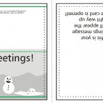 015 Template Ideas Fold Card Word Business Blank Inspirational Free   Free Printable Quarter Fold Christmas Cards