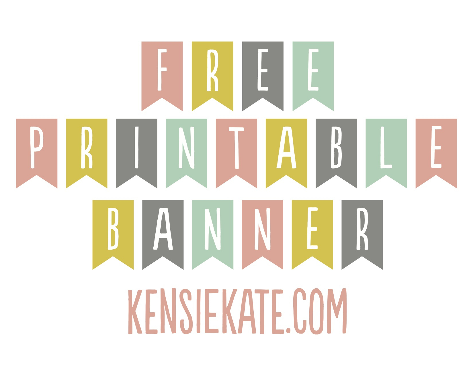Free Printable Welcome Banner