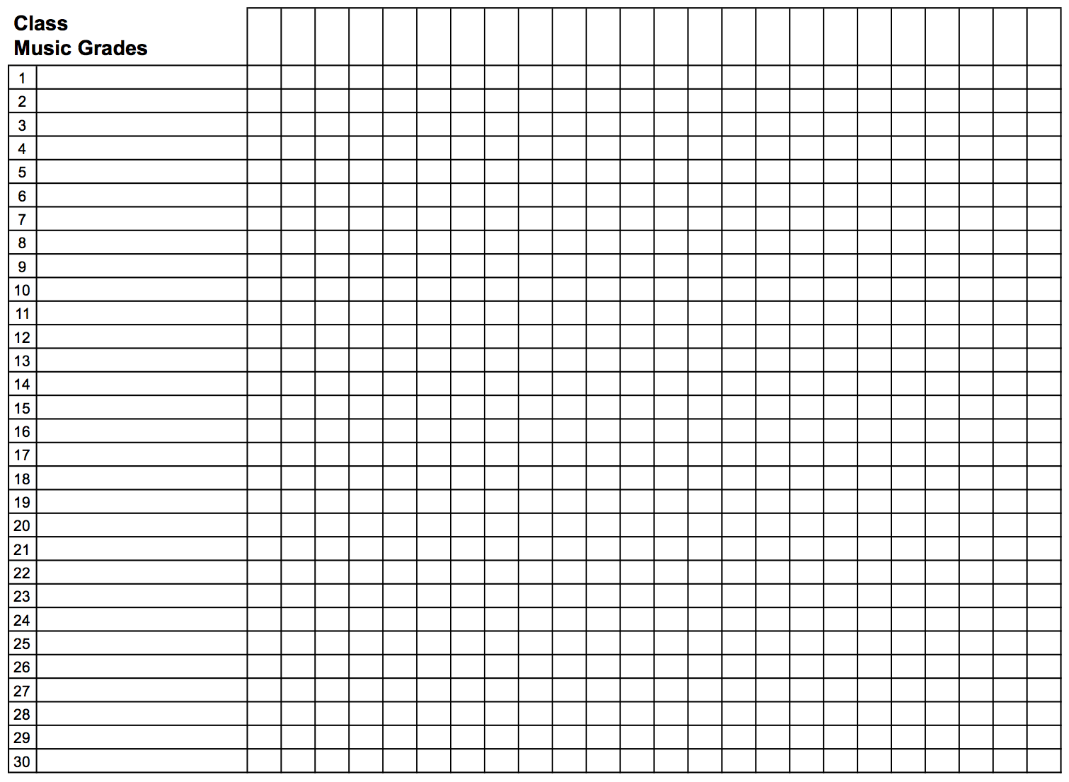 018 Template Ideas Gradebook Grid Landscape Teacher Grade Book - Free Printable Gradebook Sheets For Teachers