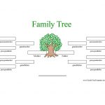 019 Template Ideas Printable Family Tree ~ Ulyssesroom   Free Printable Family Tree Template 4 Generations