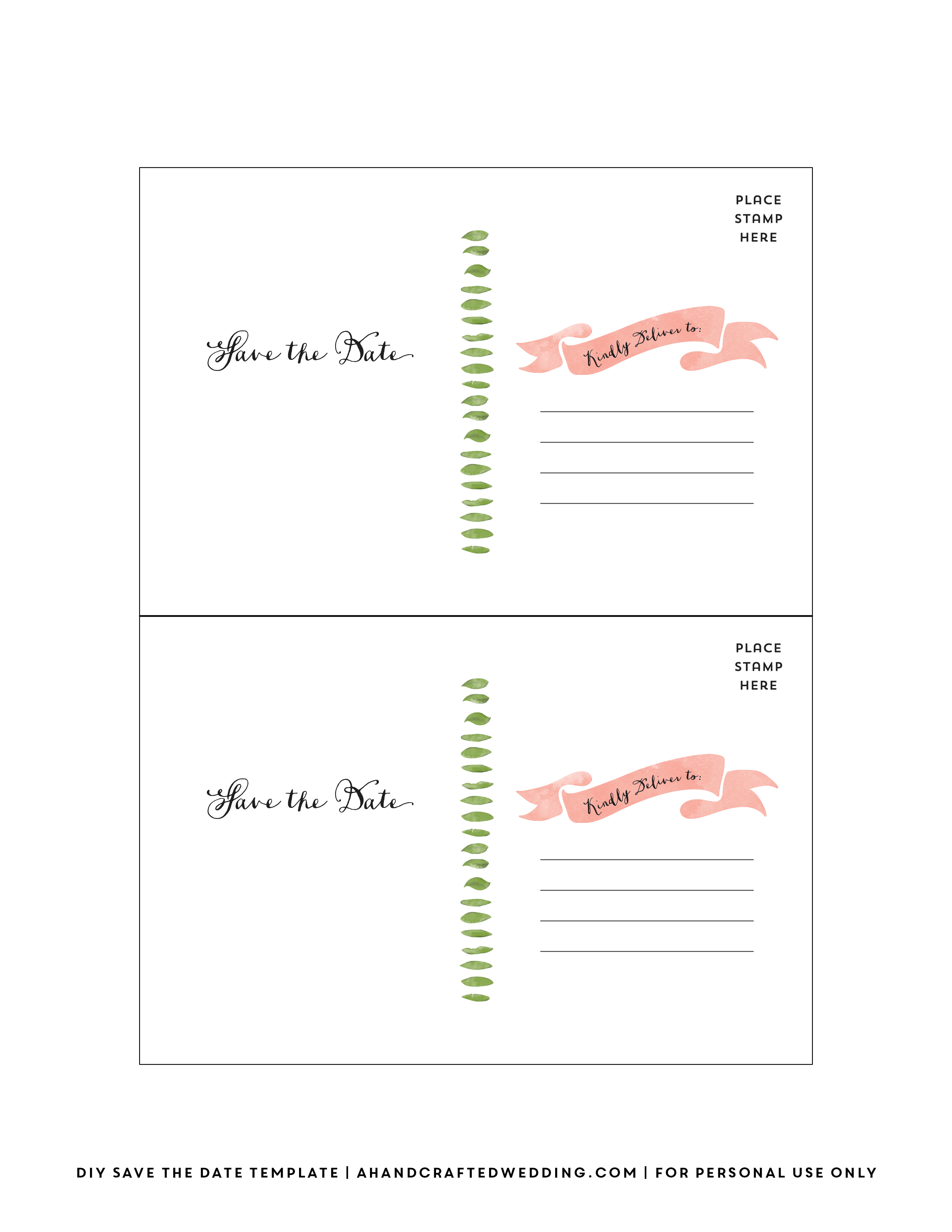 020 Template Ideas Free Postcard Back Photo Illustrator Templates - Free Printable Monster Templates