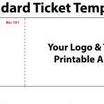 020 Template Ideas Free Printable Raffle Tickets Ticket For Word New   Free Printable Raffle Tickets With Stubs