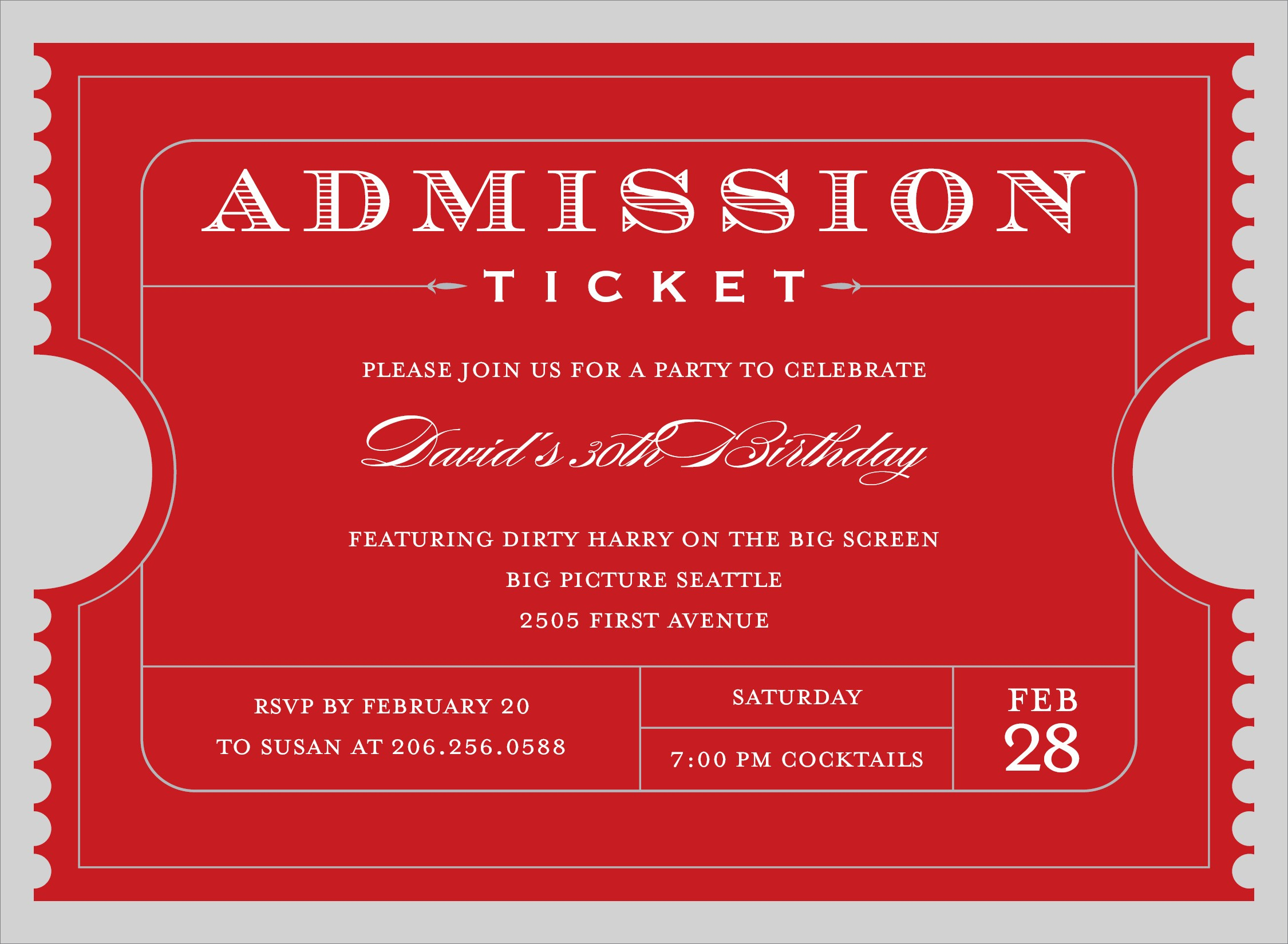 025 Free Printable Event Tickets Template Admission Ticket Download - Free Printable Admission Ticket Template