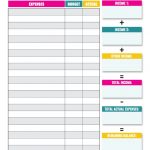 10 Budget Templates That Will Help You Stop Stressing About Money   Budgeting Charts Free Printable