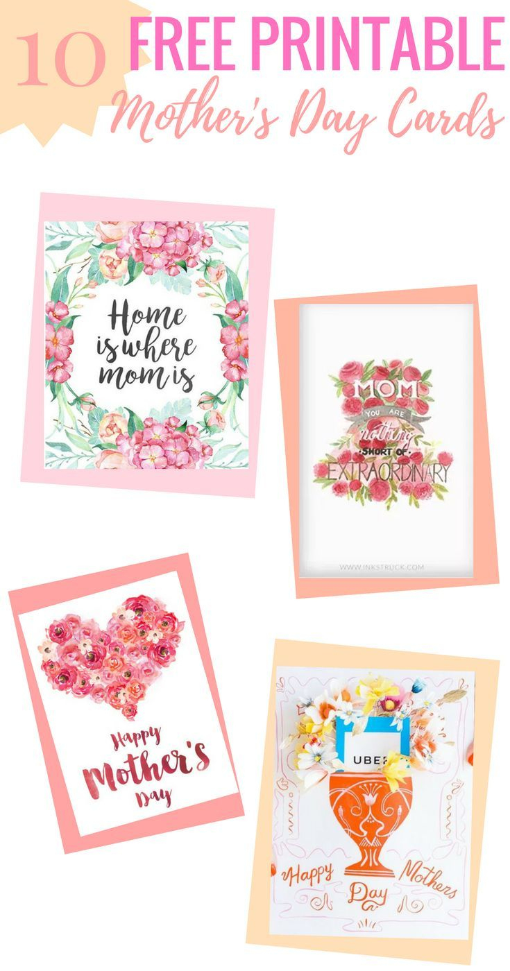 10 Completely Free Printable Mother&amp;#039;s Day Cards | Printables - Free Printable Mothers Day Cards To My Wife