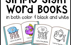 104 Simple Sight Word Books In Color &amp; B/w - The Measured Mom - Free Printable Books For Kindergarten