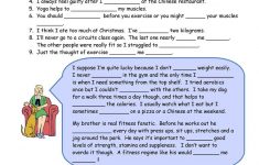11 Free Esl Fitness Worksheets - Free Printable Fitness Worksheets