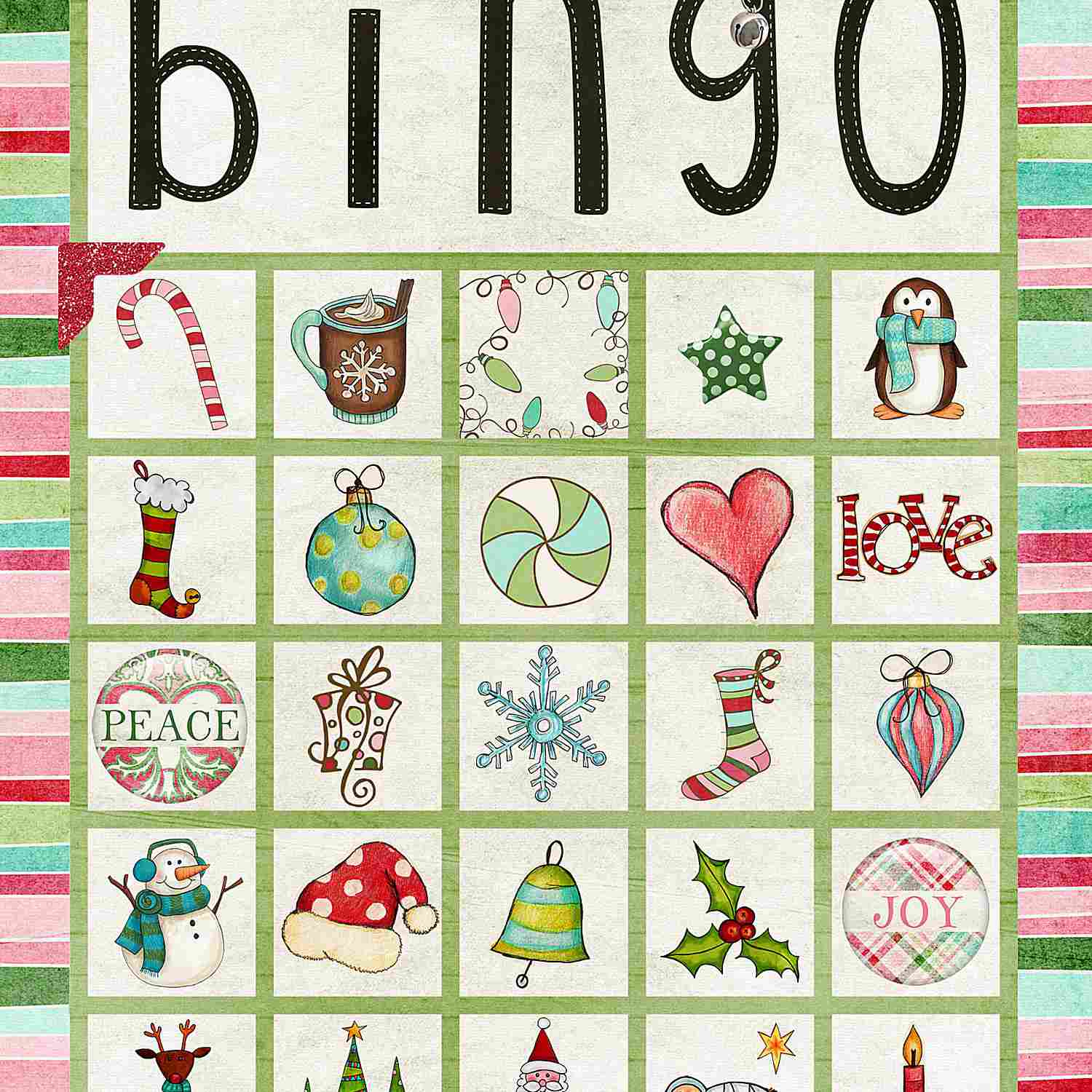 11 Free, Printable Christmas Bingo Games For The Family - Free Christmas Bingo Game Printable