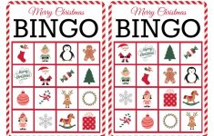 11 Free, Printable Christmas Bingo Games For The Family - Free Printable Christmas Bingo Cards