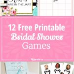 12 Free Printable Bridal Shower Games | Party Time | Pinterest   Free Printable Bridal Shower Blank Bingo Games