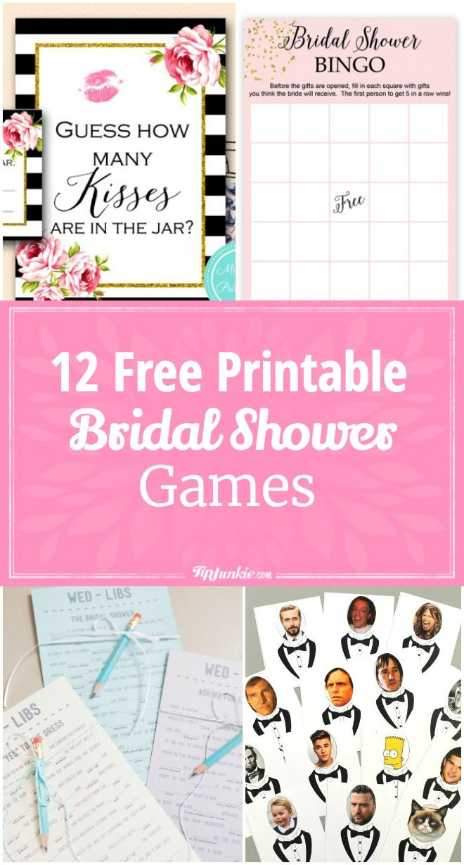 12 Free Printable Bridal Shower Games | Party Time | Pinterest - Wedding Emoji Pictionary Free Printable