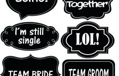 12 Lovely Wedding Photo Booth Props Printable Pdf For 2018 – Wedding - Free Photo Booth Props Printable Pdf