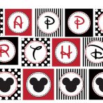 13 Printable Happy Birthday Mickey Mouse Font Images   Mickey Mouse   Free Printable Mickey Mouse Birthday Banner