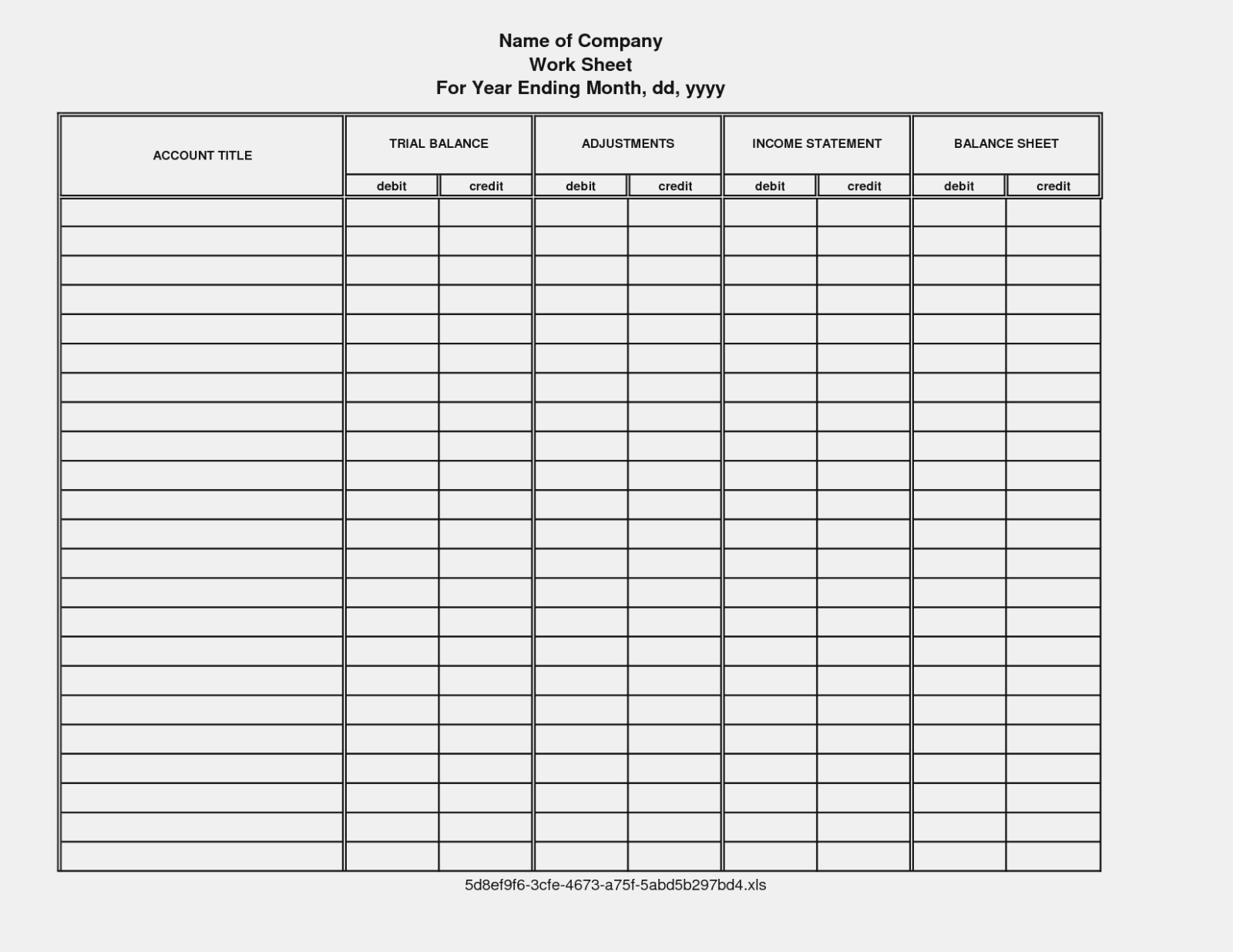 Rent Ledger Free Printable