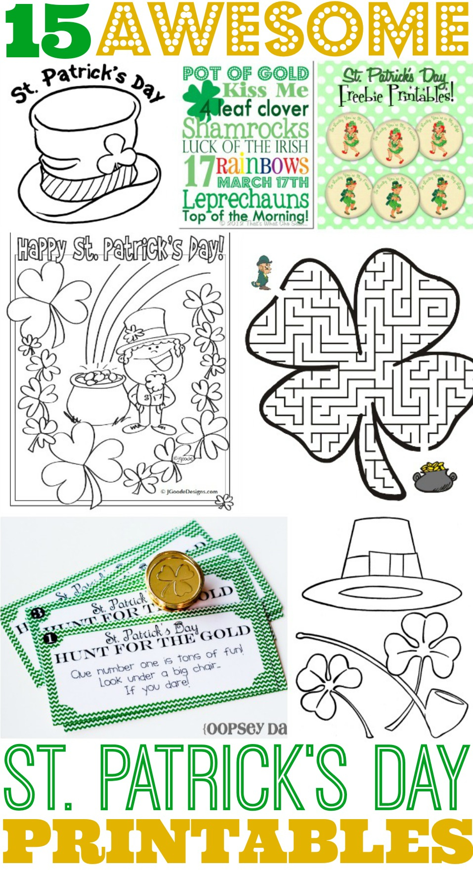 15 Awesome St. Patrick&amp;#039;s Day Free Printables For Kids - Free Printable St Patrick&amp;amp;#039;s Day Mazes