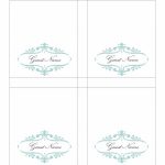 16 Printable Table Tent Templates And Cards   Template Lab   Free Printable Tent Cards Templates