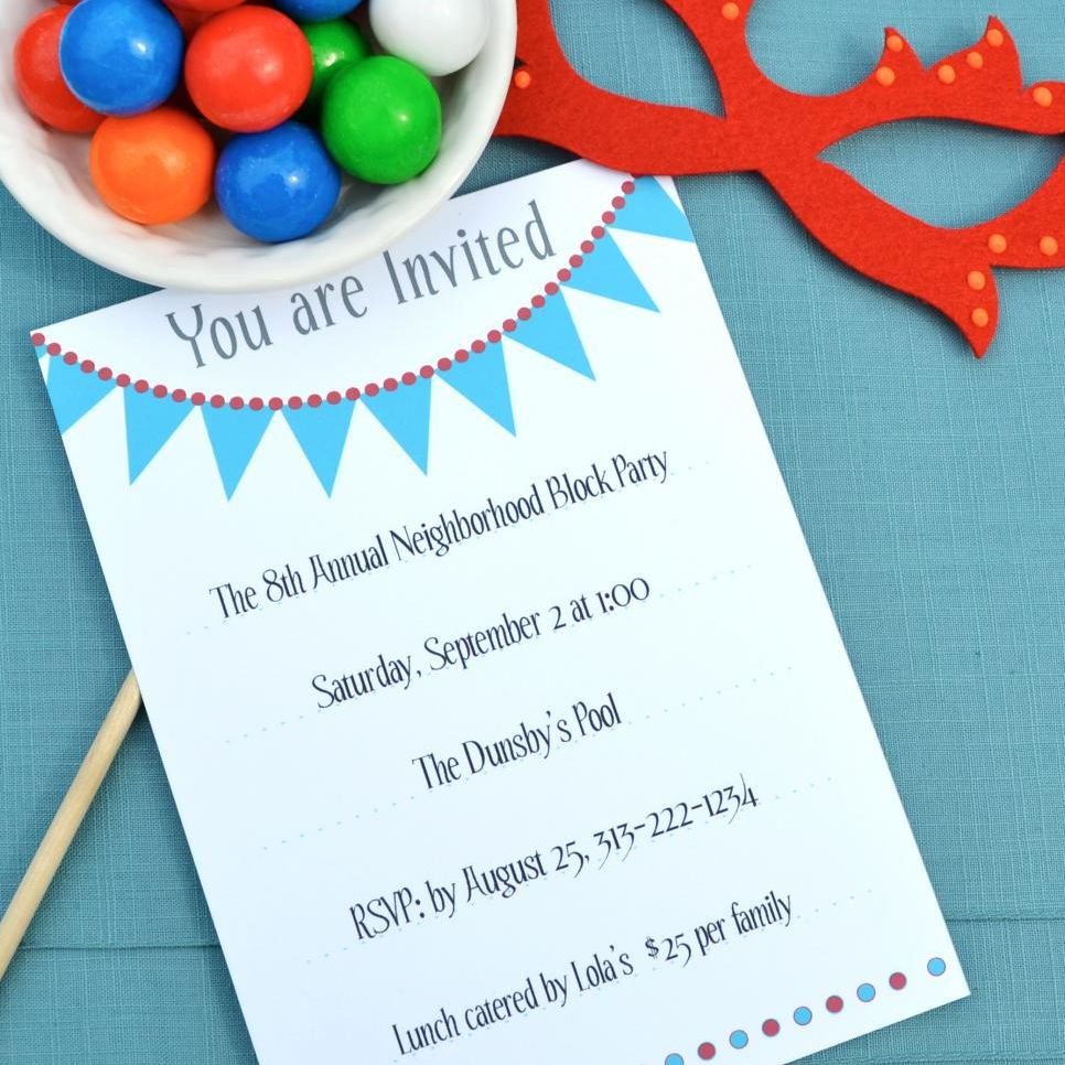 17 Free, Printable Birthday Invitations - Free Printable Birthday Party Invitations With Photo