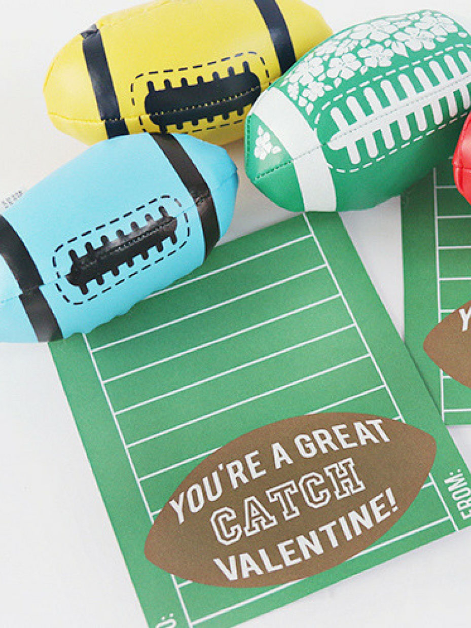 20 Free Valentine Printable Cards - Free Printable Football Valentines Day Cards