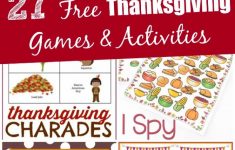 27 Free Thanksgiving Games &amp; Activities (Printable) - Edventures - Free Printable For Thanksgiving