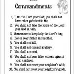 28+ Collection Of Ten Commandments Coloring Pages Catholic | High   Free Catholic Ten Commandments Printable