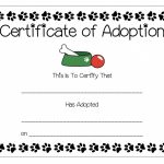 29 Images Of Puppy Party Adoption Certificate Template | Photomeat   Free Printable Stuffed Animal Adoption Certificate