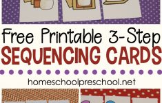3 Step Sequencing Cards Free Printables For Preschoolers - Free Printable Sequencing Cards