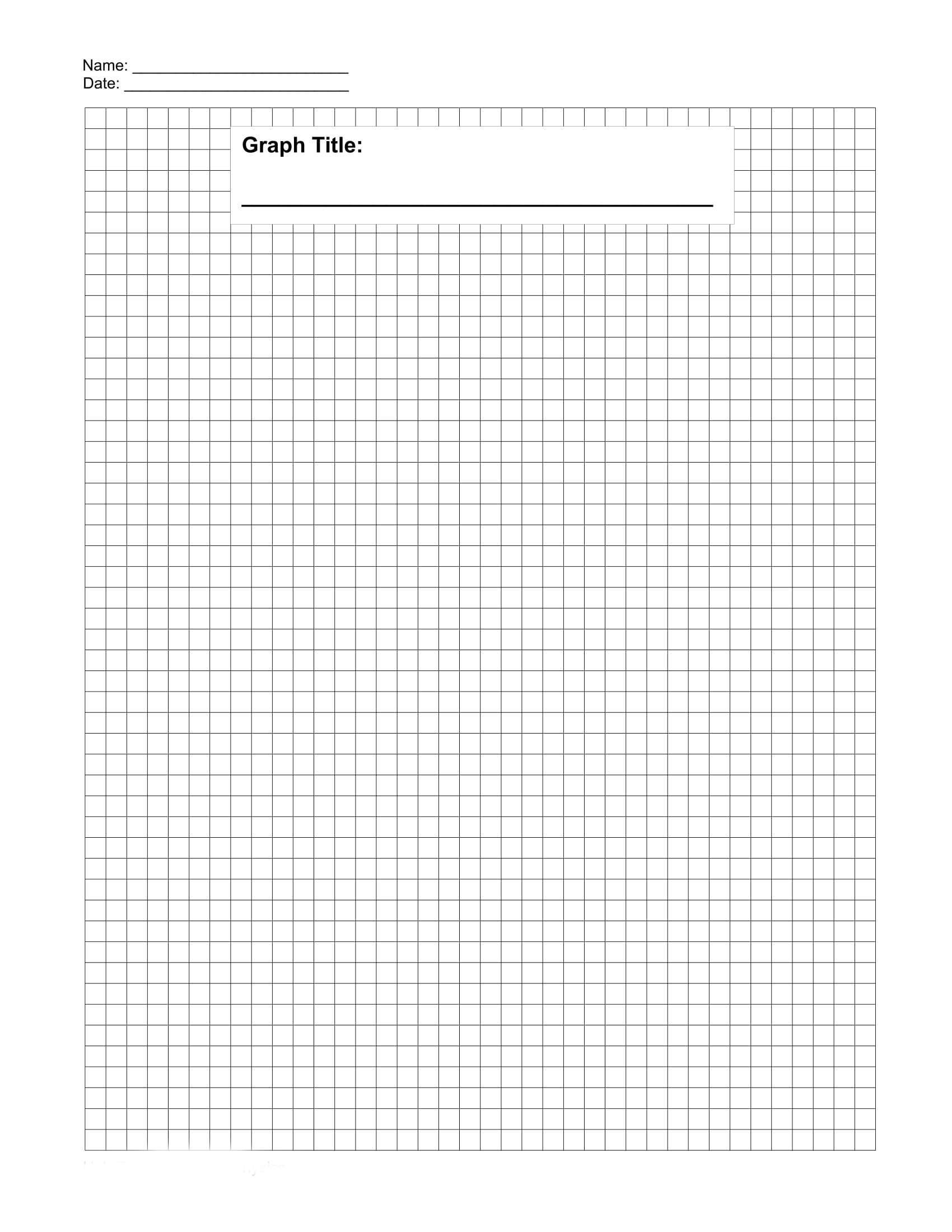 30 Free Printable Graph Paper Templates Word Pdf Template Lab - Free Printable Graph Paper