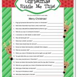 33 Best Christmas Riddles For Kids   Humoropedia Within Free   Free Printable Christmas Riddle Games