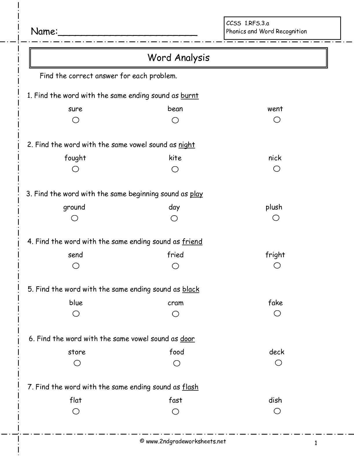 3Rd Grade Phonics Worksheets To Download Free - Math Worksheet For Kids - Free Printable Phonics Worksheets For 4Th Grade