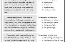 3Rd Grade Reading Comprehension Worksheets Free Printable Intended - Free Printable 3Rd Grade Reading Worksheets