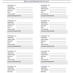 40 Phone & Email Contact List Templates [Word, Excel] ᐅ Template Lab   Free Printable Contact List
