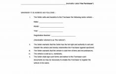 42 Printable Vehicle Purchase Agreement Templates - Template Lab - Free Printable Purchase Agreement Template