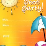 45 Pool Party Invitations | Kittybabylove   Free Printable Pool Party Birthday Invitations