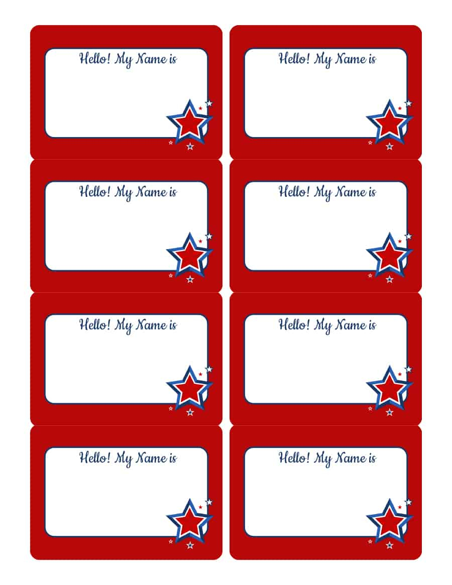 Free Printable Name Tags For Students Free Printable