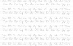5 Printable Cursive Handwriting Worksheets For Beautiful Penmanship - Free Printable Cursive Handwriting Worksheets