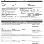 50 Free Employment / Job Application Form Templates [Printable   Free Printable Job Application Template