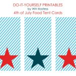 50 Independence Day (July 4Th Free Printables | Holidays | 4Th Of   Free Printable Food Tent Cards