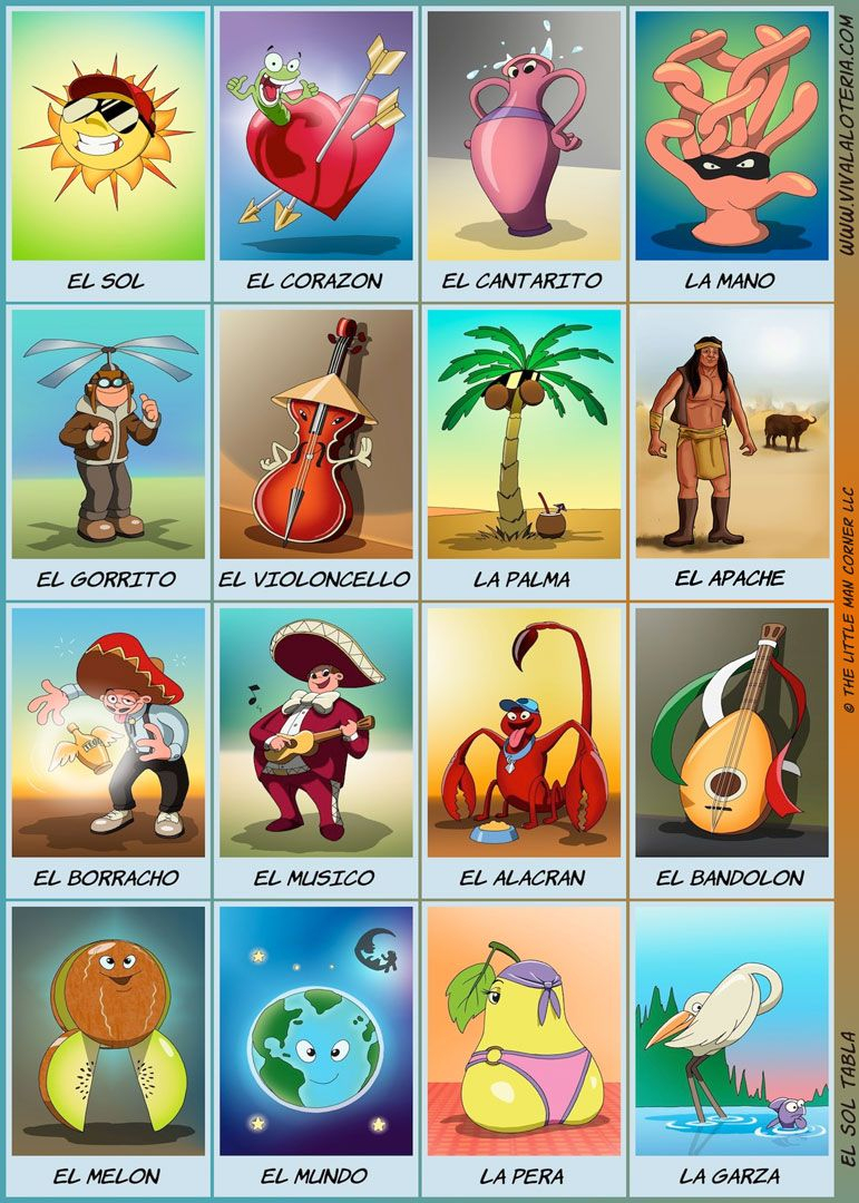 5X7 Printables (Print At Walgreens) | Pancha Pochita! | Pinterest - Free Printable Loteria Game