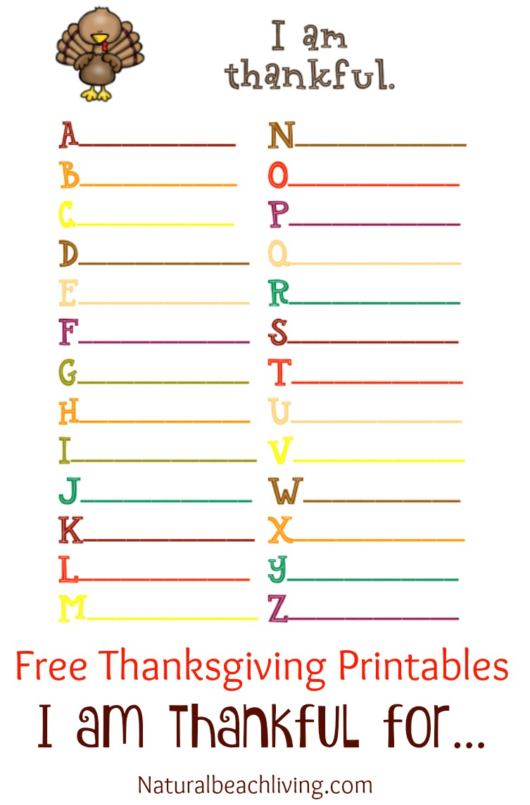 60+ Free Thanksgiving Printables For Kids - Natural Beach Living - Thanksgiving Games Printable Free