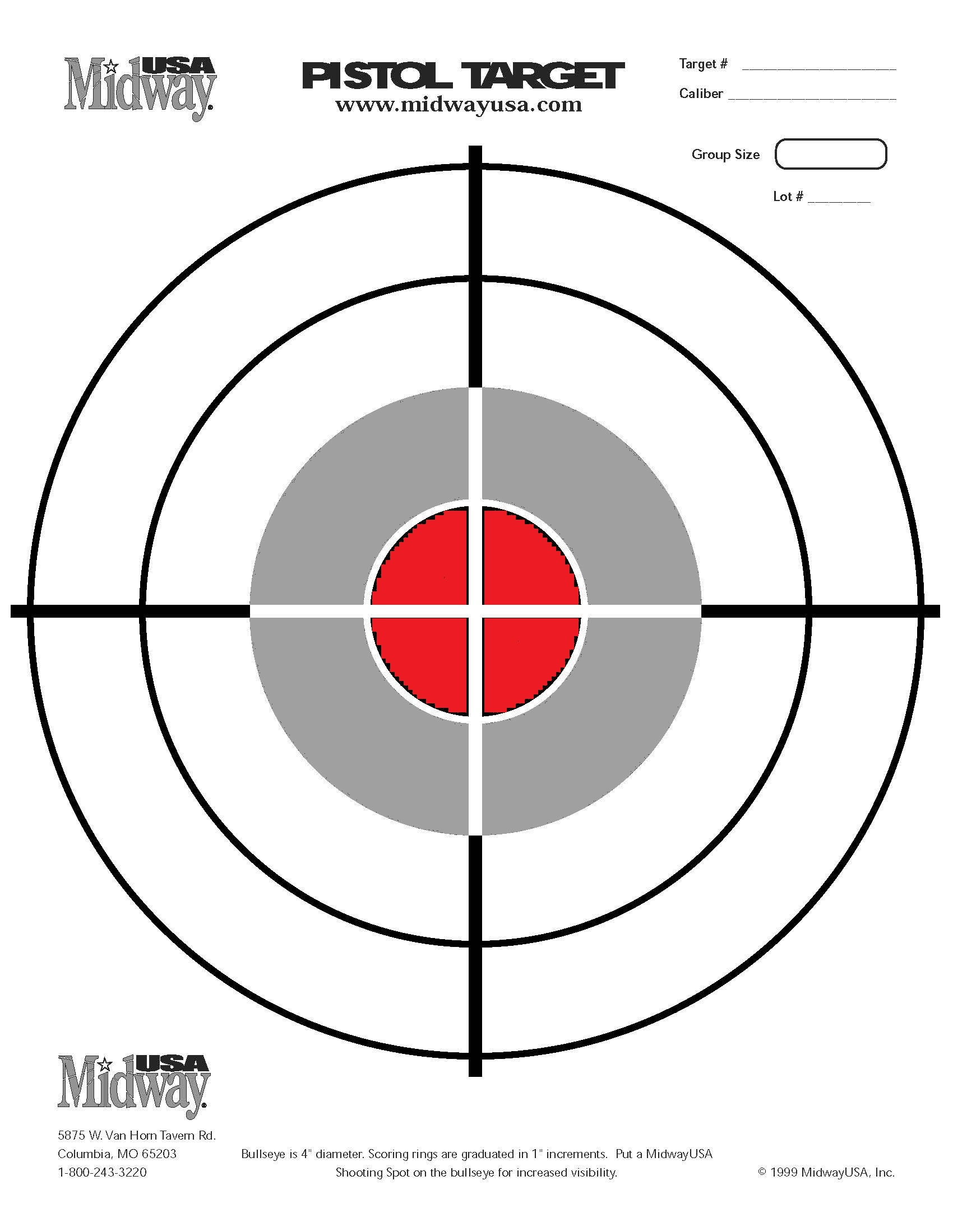 Free Printable Shooting Targets Free Printable