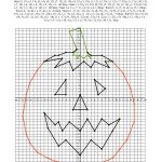 60 Halloween Coordinate Plane Worksheets, Cartesian Art Halloween   Free Printable Coordinate Graphing Worksheets