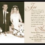 60Th Wedding Anniversary Invitations Free Templates   Template 1   Free Printable 60Th Wedding Anniversary Invitations