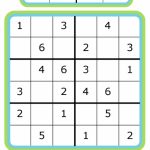 6X6 Sudoku Printable   17.15.kaartenstemp.nl •   Free Printable Sudoku 4 Per Page